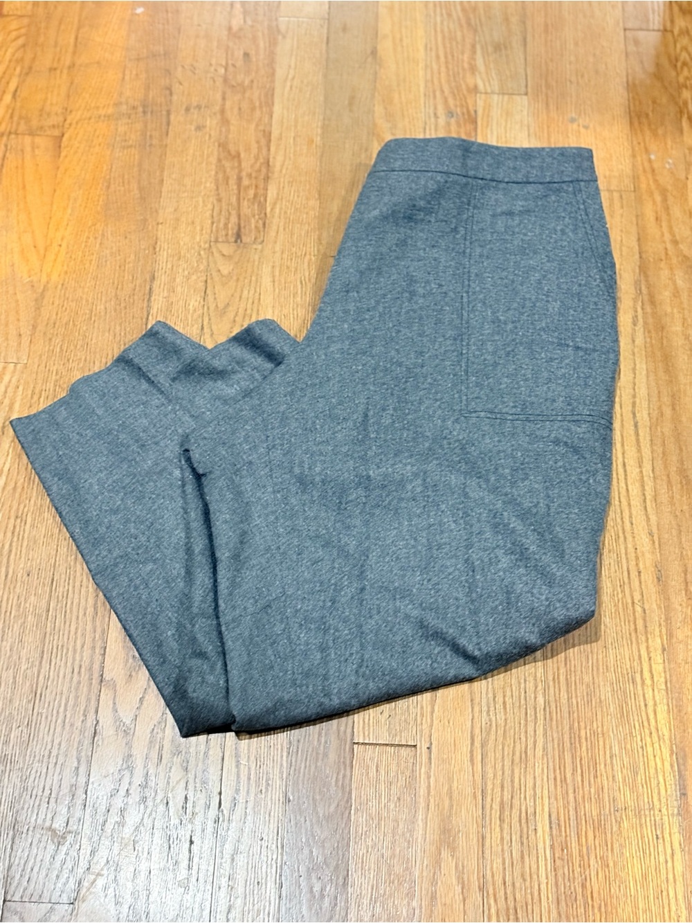 Lafayette 148 New York Charcoal Gray Elastic-Waist Pants Size 3X